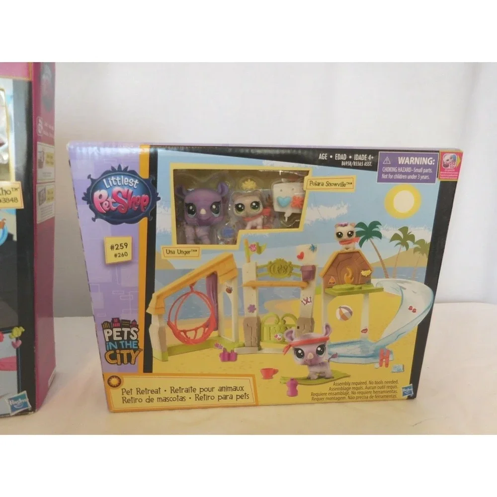 LPS Littlest pet shop fun park playset + Littlest Pet Shop PET RETREAT Pets In